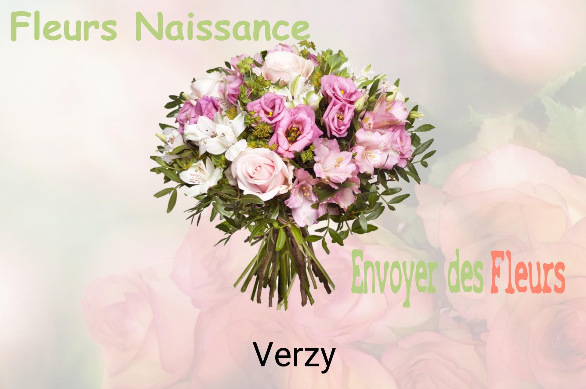 Bouquet de fleurs de naissance livré à Verzy